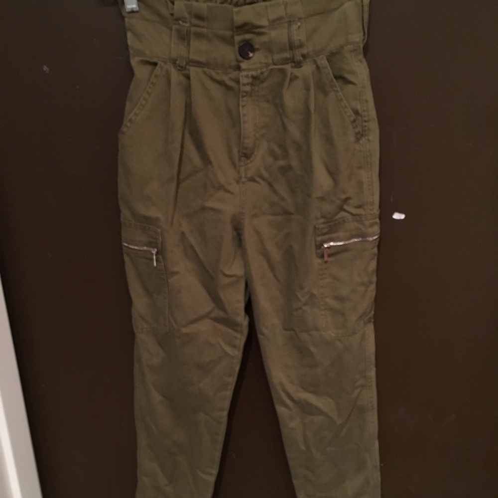 Fashion Nova Olive Straight Leg Jeans
